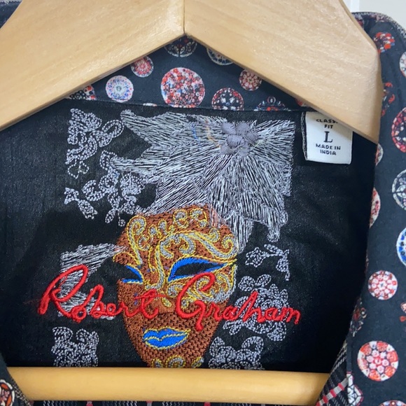 Robert Graham classic fit long sleeve plaid large - Picture 3 of 6